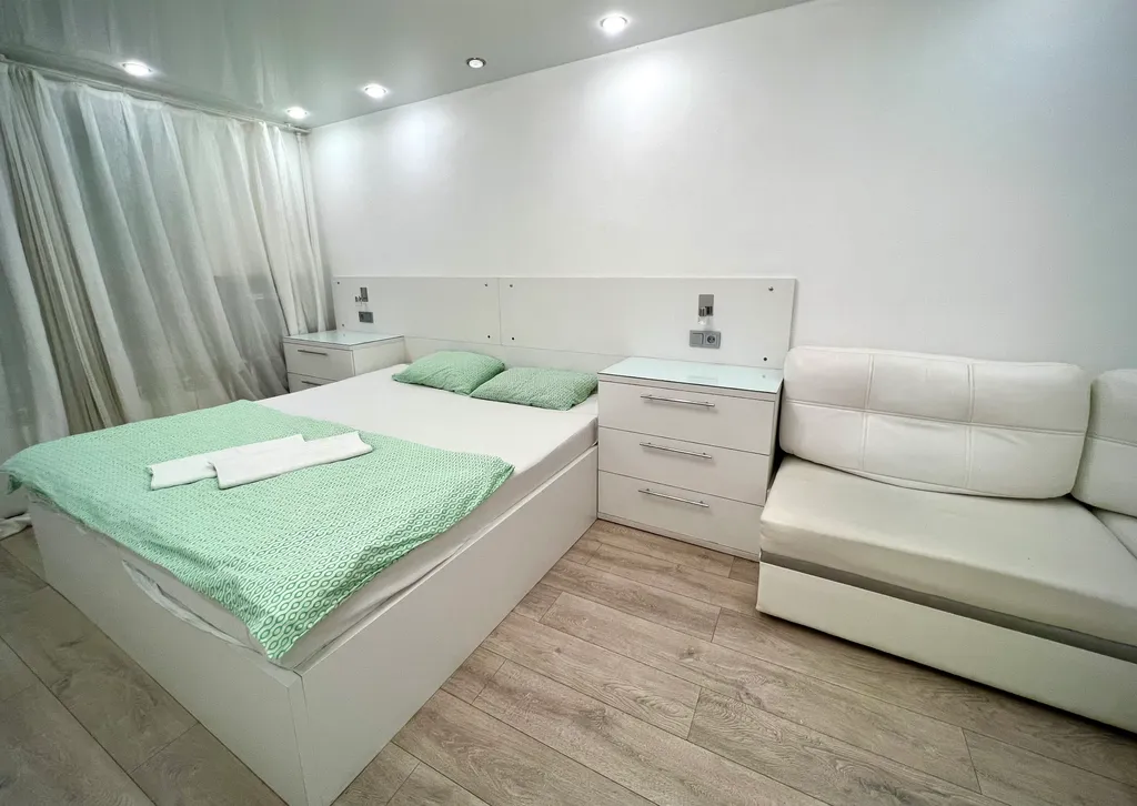 Квартира однокомнатная в Советском, 40 м², Нижний Новгород — спальня, фото 2
