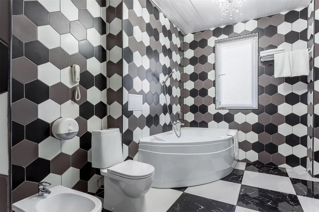 Двухместный номер с 1 кроватью люкс с джакузи (белый)