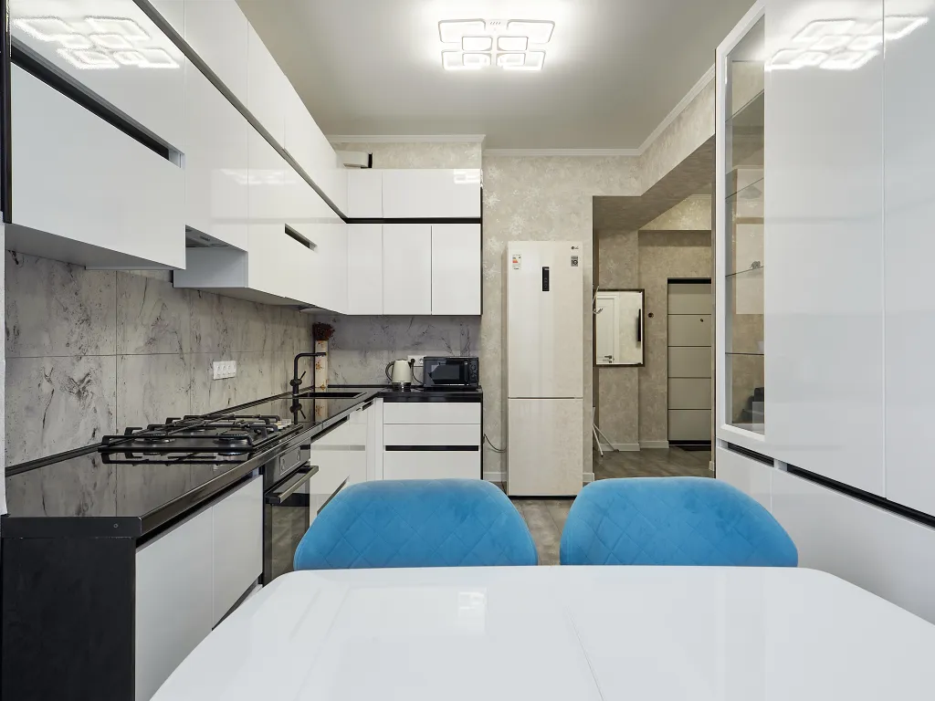 Квартира однокомнатная на улице Декабристове, 45 м², Кисловодск — кухня, фото 3