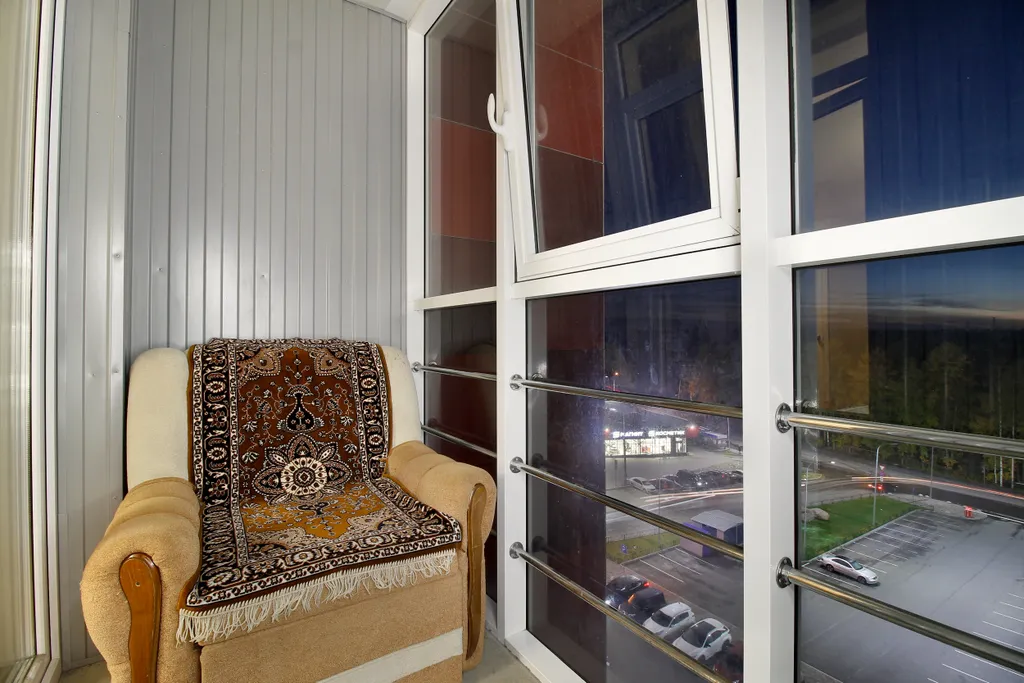 Студия однокомнатная на улице Энтузиастове, 25 м², Петрозаводск — вид из окна, фото 2