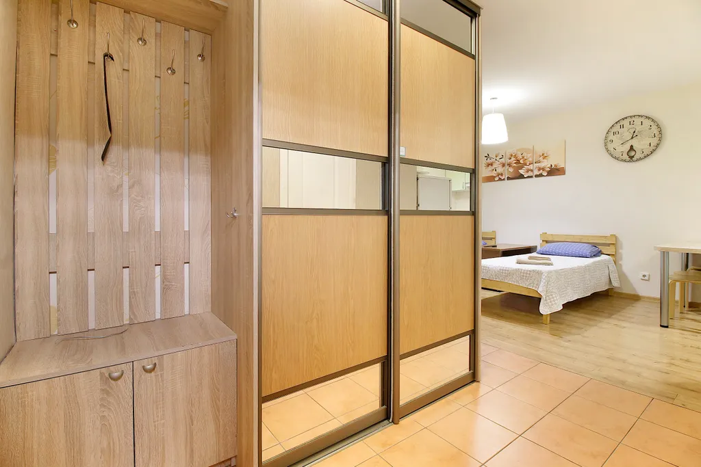 Студия однокомнатная на улице Энтузиастове, 25 м², Петрозаводск — спальня, фото 4