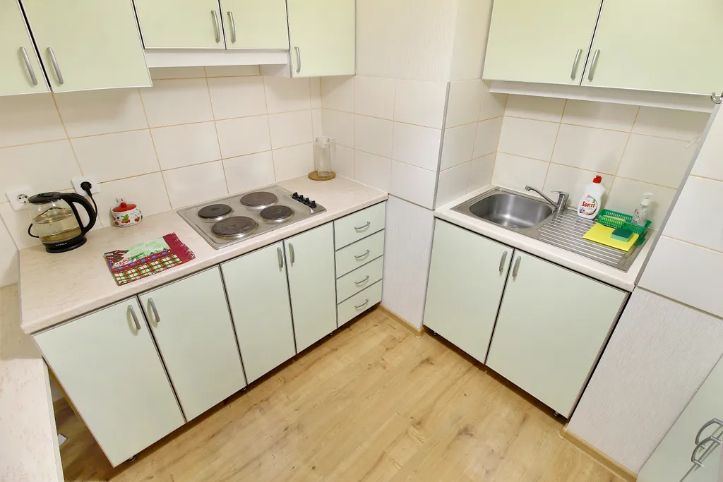 Студия однокомнатная на улице Энтузиастове, 25 м², Петрозаводск — кухня