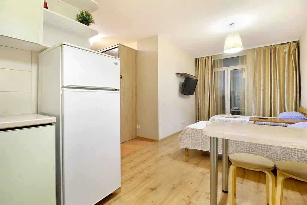 Студия однокомнатная на улице Энтузиастове, 25 м², Петрозаводск — кухня, фото 4