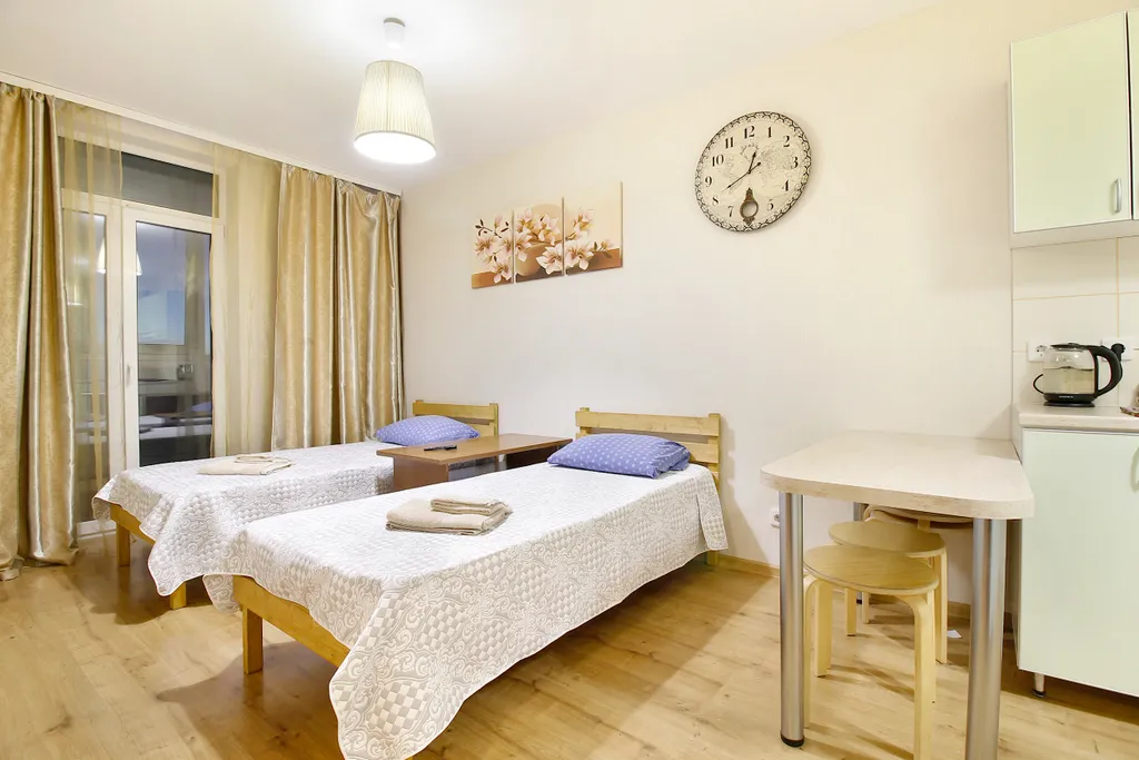 Студия однокомнатная на улице Энтузиастове, 25 м², Петрозаводск — спальня, фото 6