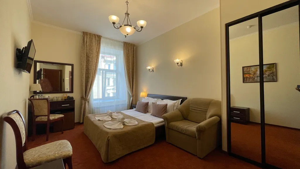 Двухместный с 1 кроватью улучшенный с видом на город