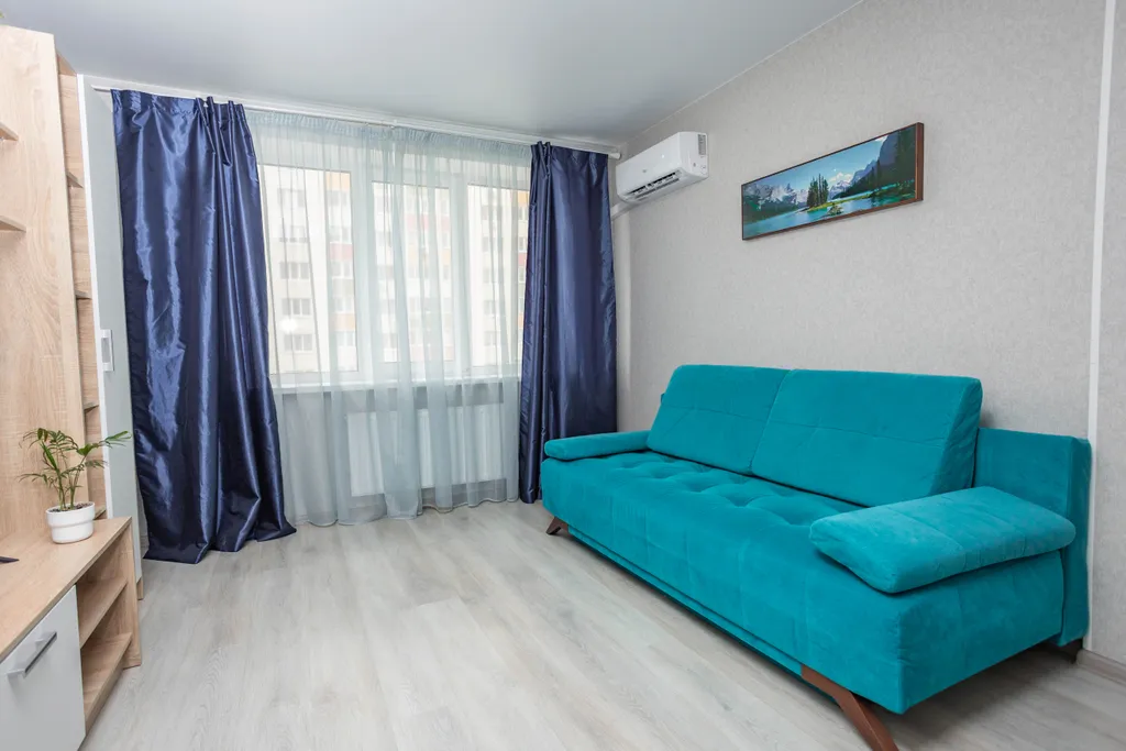 Квартира однокомнатная в Промышленном, 40 м², Самара — спальня, фото 7