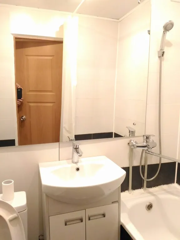 Квартира однокомнатная в Советском, 30 м², Нижний Новгород — ванная комната