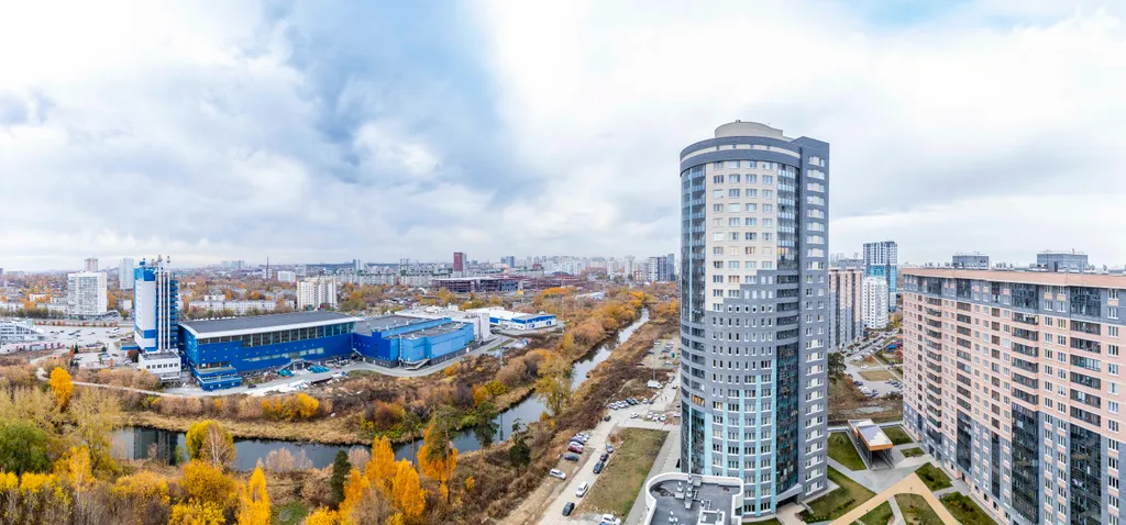 Студия однокомнатная у Ботаники, в Химмаше, 29 м², Екатеринбург — вид из окна, фото 2
