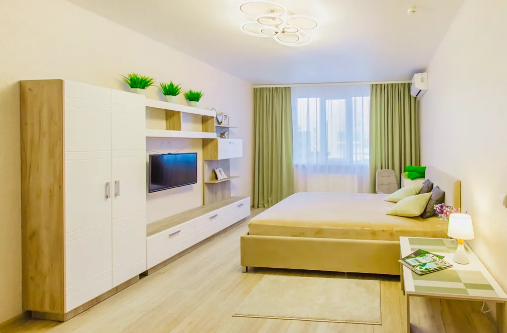 Квартира однокомнатная на улице Димитрова, 40 м², Воронеж — спальня, фото 5