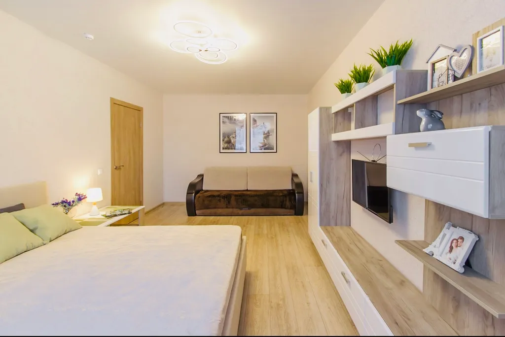 Квартира однокомнатная на улице Димитрова, 40 м², Воронеж — спальня, фото 6