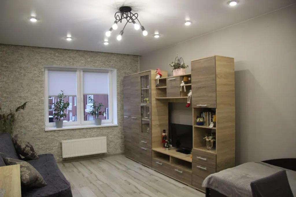 Квартира двухкомнатная в Московском, 62 м², Калининград — фото 13