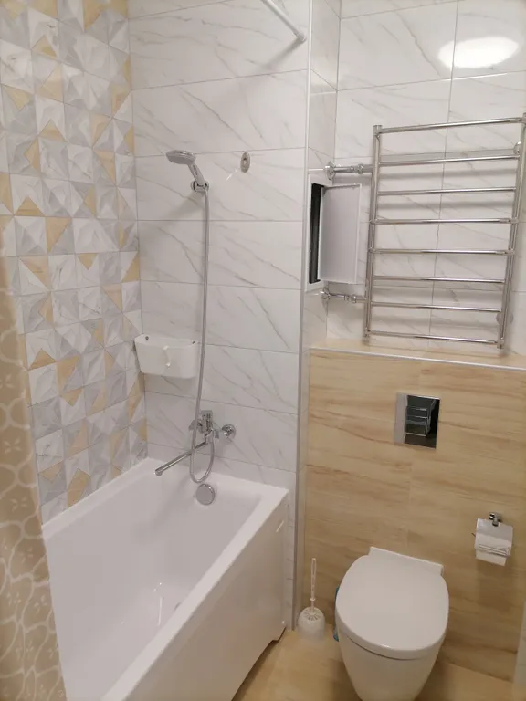 Квартира однокомнатная в Октябрьском, 44 м², Самара — ванная комната