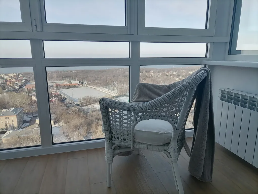 Квартира однокомнатная в Октябрьском, 44 м², Самара — вид из окна, фото 2