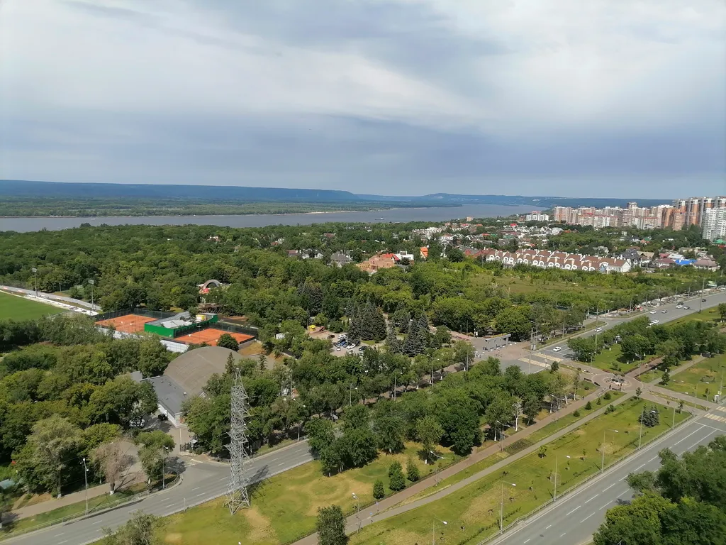 Квартира однокомнатная в Октябрьском, 44 м², Самара — вид из окна, фото 6