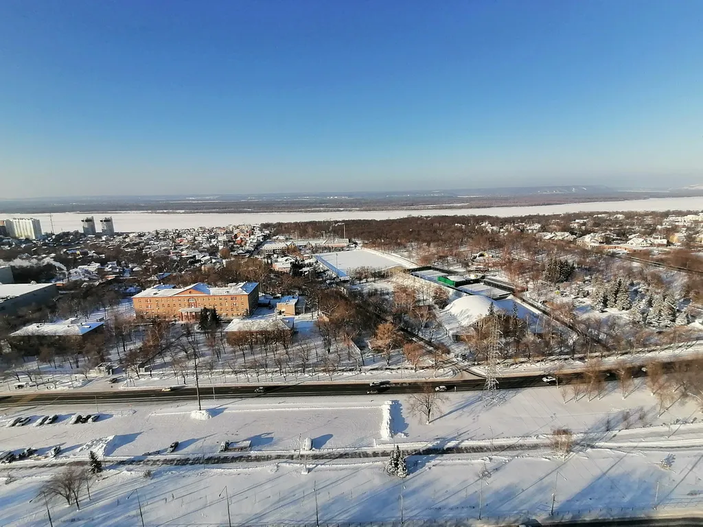 Квартира однокомнатная в Октябрьском, 44 м², Самара — вид из окна, фото 7