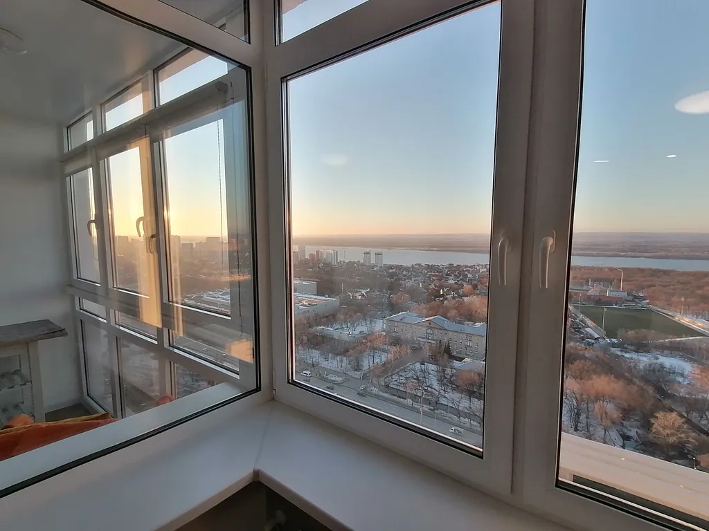 Квартира однокомнатная в Октябрьском, 44 м², Самара — вид из окна