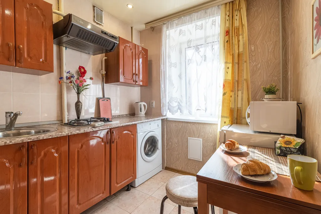 Квартира однокомнатная в Советском, 30 м², Нижний Новгород — кухня, фото 4