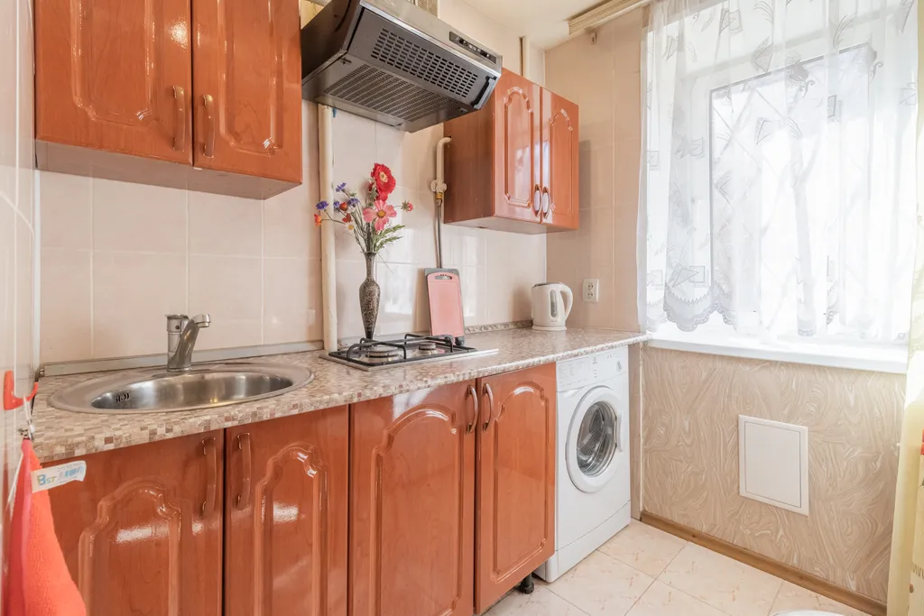 Квартира однокомнатная в Советском, 30 м², Нижний Новгород — кухня, фото 5