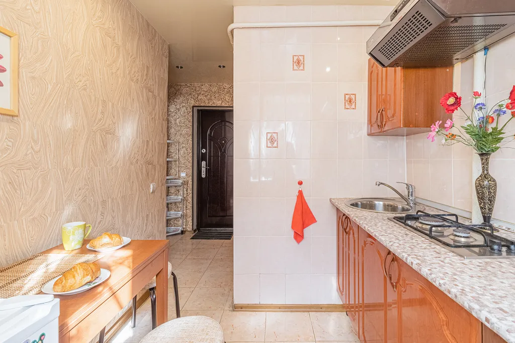Квартира однокомнатная в Советском, 30 м², Нижний Новгород — кухня, фото 6