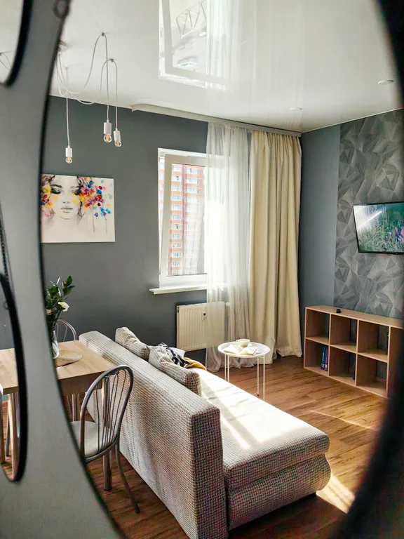 Студия однокомнатная в Куйбышевском, 40 м², Иркутск — спальня, фото 5