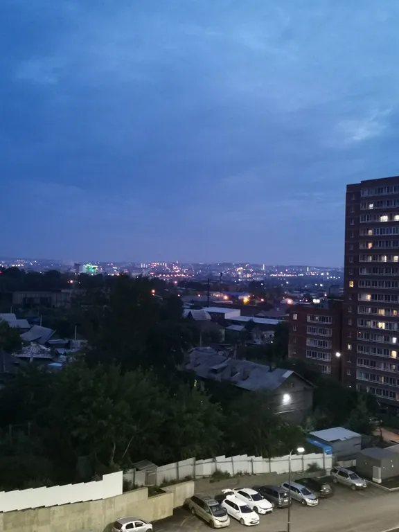 Студия однокомнатная в Куйбышевском, 40 м², Иркутск — вид из окна, фото 8