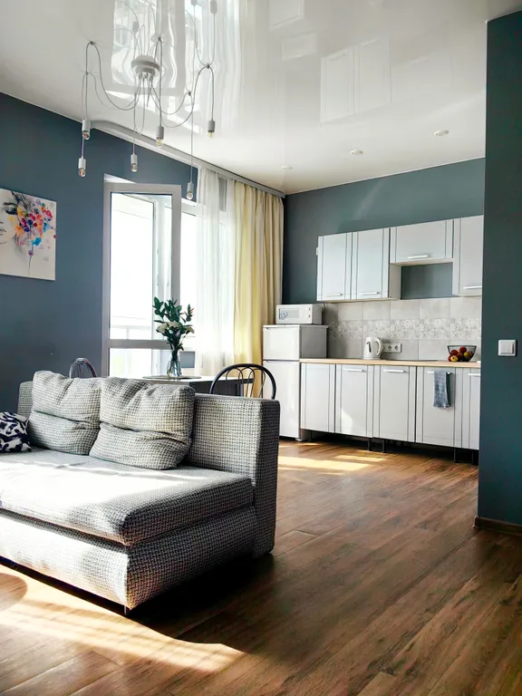 Студия однокомнатная в Куйбышевском, 40 м², Иркутск — кухня