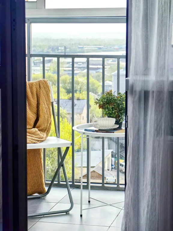Студия однокомнатная в Куйбышевском, 40 м², Иркутск — вид из окна