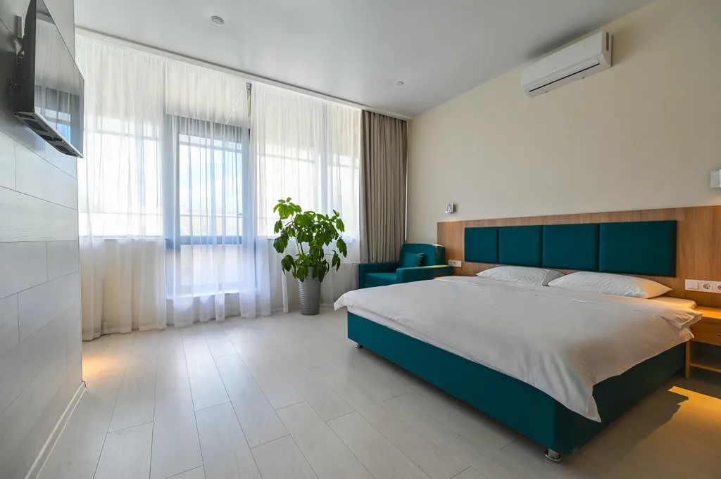 Двухместный номер с 1 кроватью стандарт с террасой