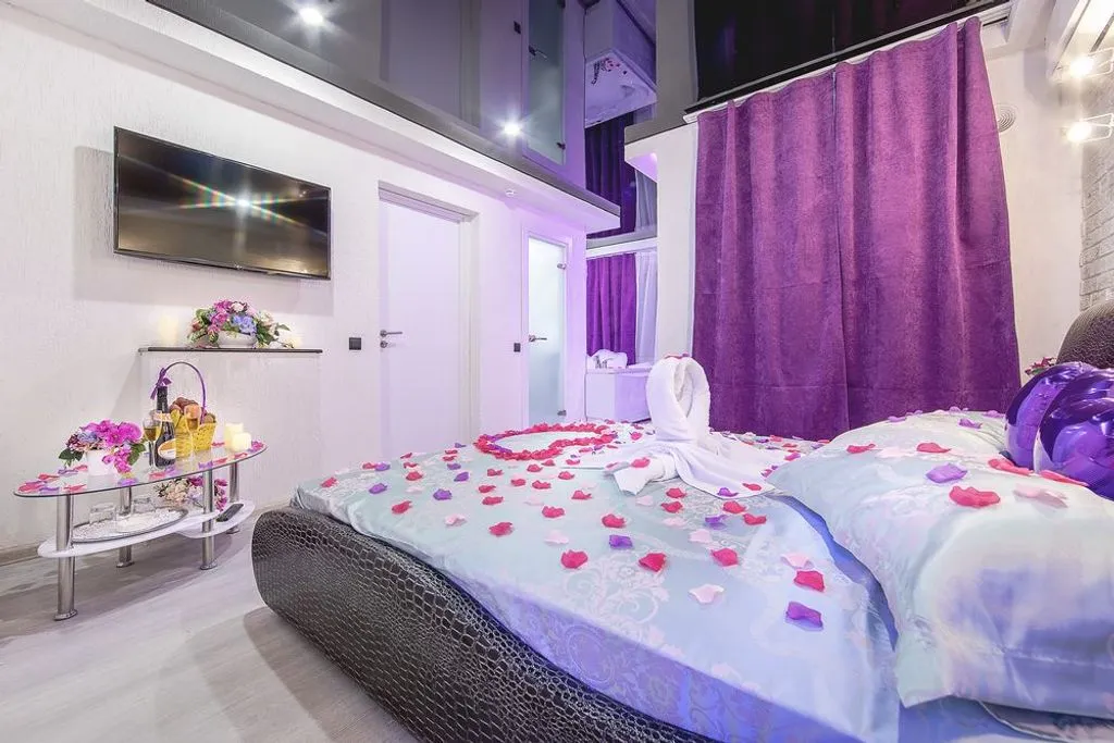 Двухместный номер с 1 кроватью комфорт с джакузи