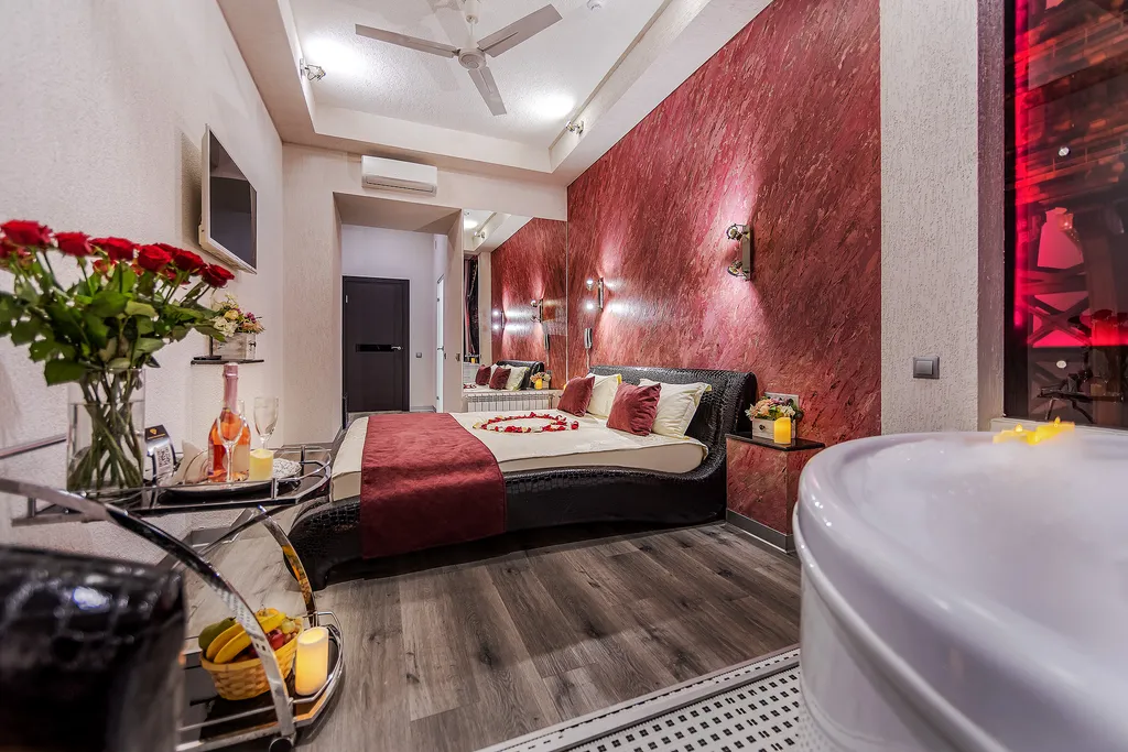 Двухместный номер с 1 кроватью комфорт с джакузи