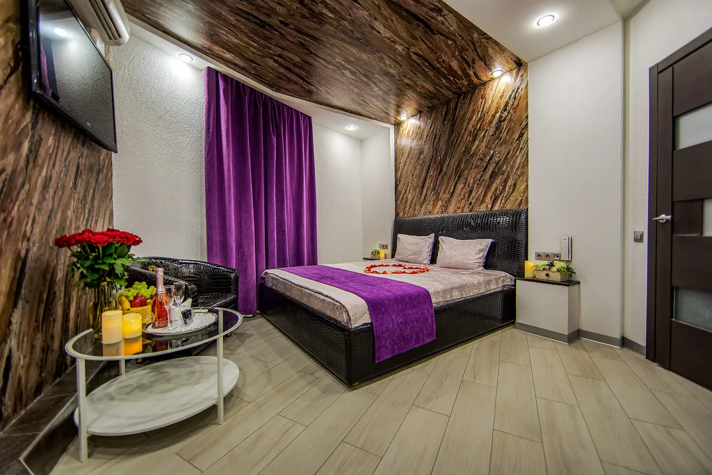 Двухместный номер с 1 кроватью люкс с джакузи