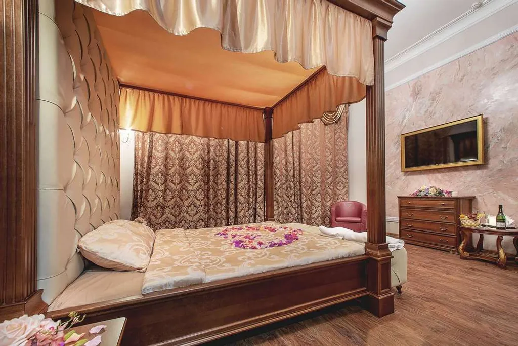 Двухместный номер с 1 кроватью люкс с джакузи