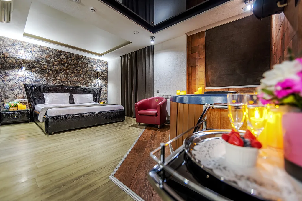 Двухместный номер с 1 кроватью люкс со spa - ванной