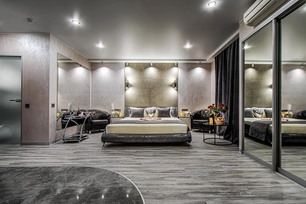 Двухместный номер с 1 кроватью люкс со SPA-ванной