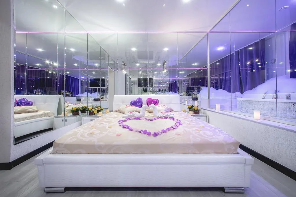 Двухместный номер с 1 кроватью люкс с джакузи