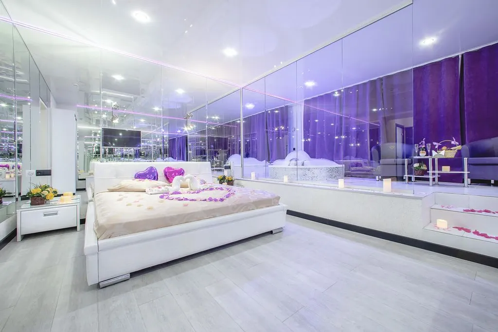 Двухместный номер с 1 кроватью люкс с джакузи