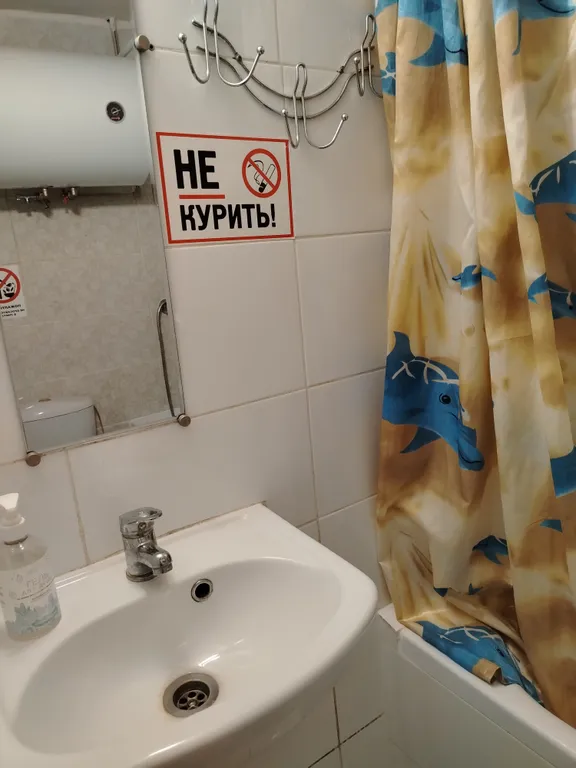 Студия однокомнатная на улице Яна Фабрициуса, 25 м², Сочи — ванная комната, фото 2