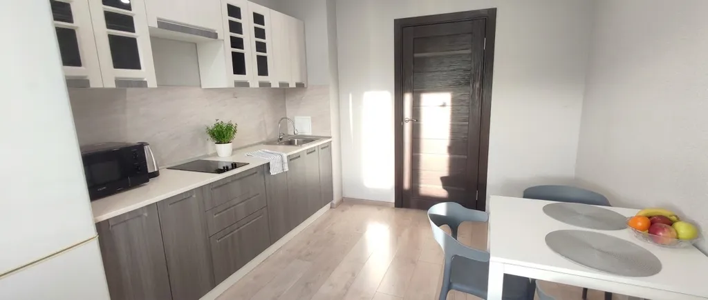 Квартира однокомнатная у метро Гагаринская, 44 м², Самара — кухня, фото 3