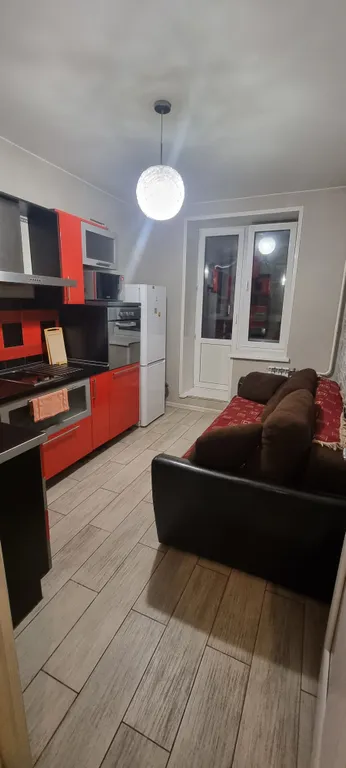 Квартира однокомнатная на улице Хлебозаводской, 40 м², Ивантеевка — кухня, фото 4