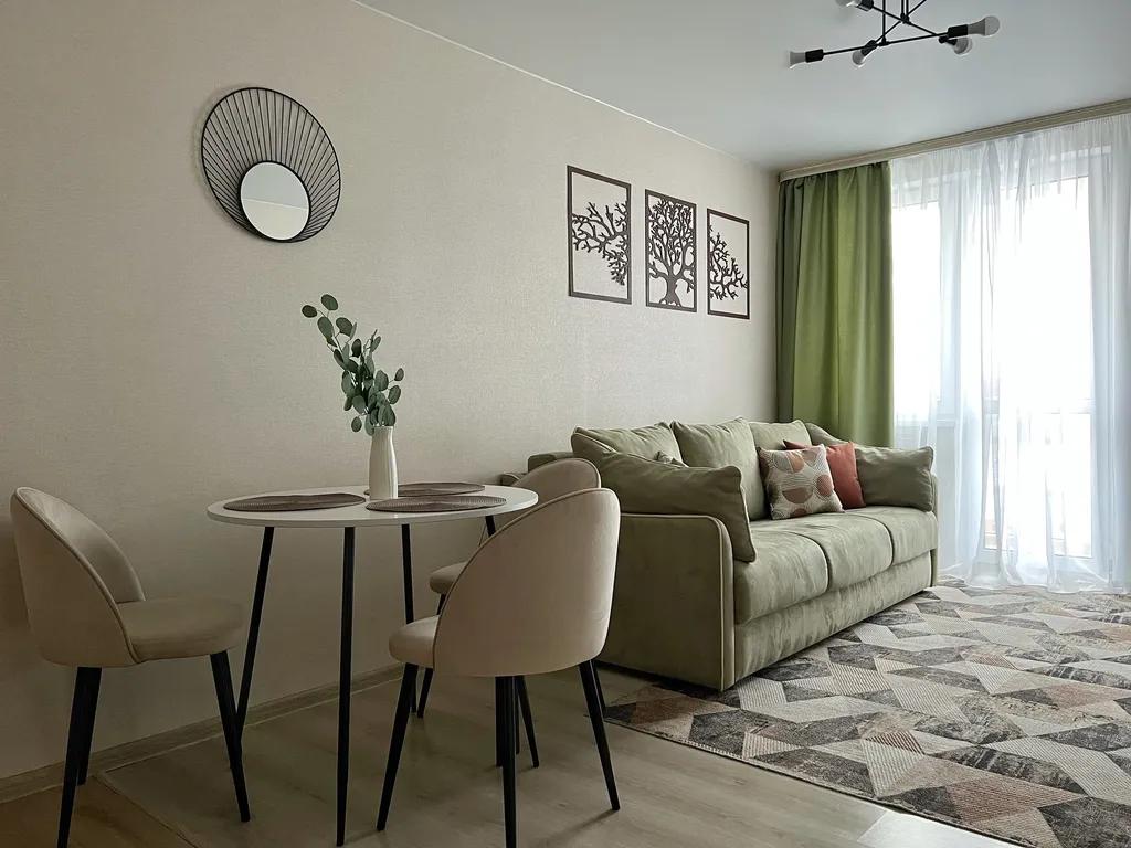 Апартаменты однокомнатные на улице Быстрецкой, 45 м², Рязань — кухня, фото 6