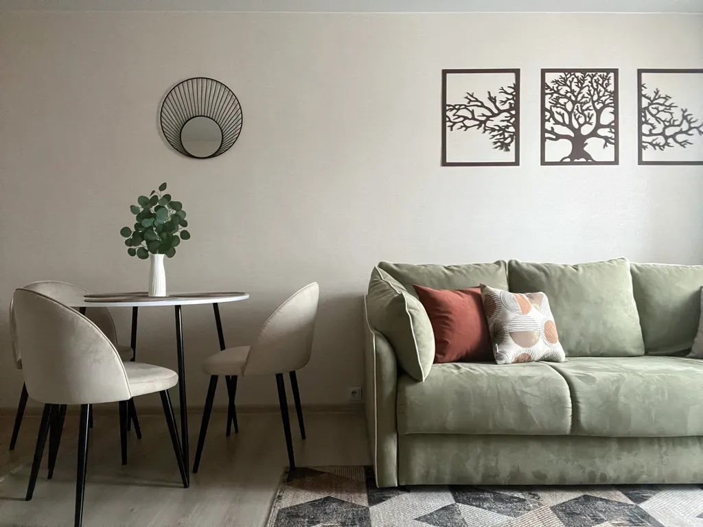 Апартаменты однокомнатные на улице Быстрецкой, 45 м², Рязань — кухня, фото 8