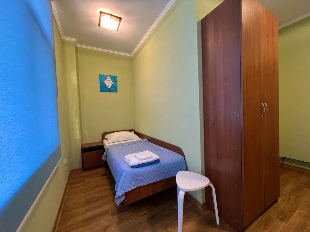 Двухместный номер с 2 отдельными кроватями с балконом и видом на море — спальное место