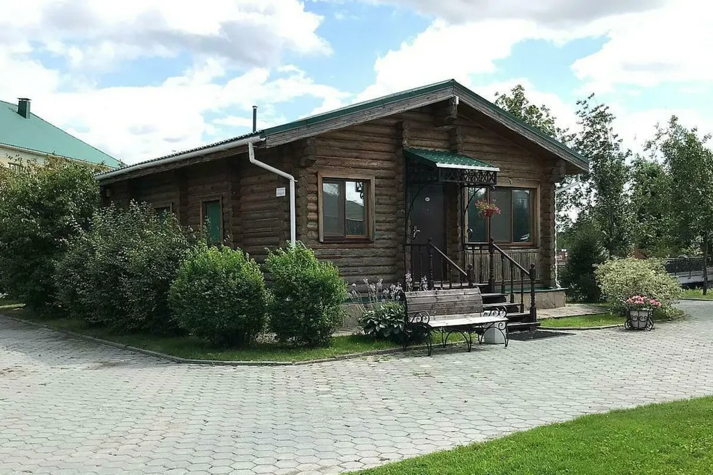 Дом бревенчатый коттедж 403