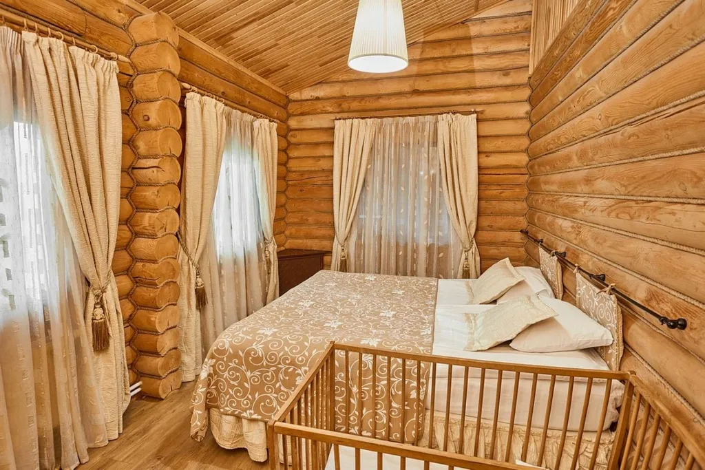 Дом бревенчатый коттедж 403