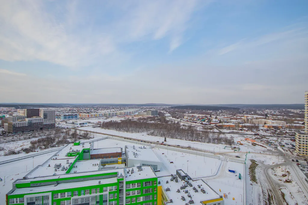 Квартира однокомнатная в Академическом, 38 м², Екатеринбург — вид из окна, фото 2