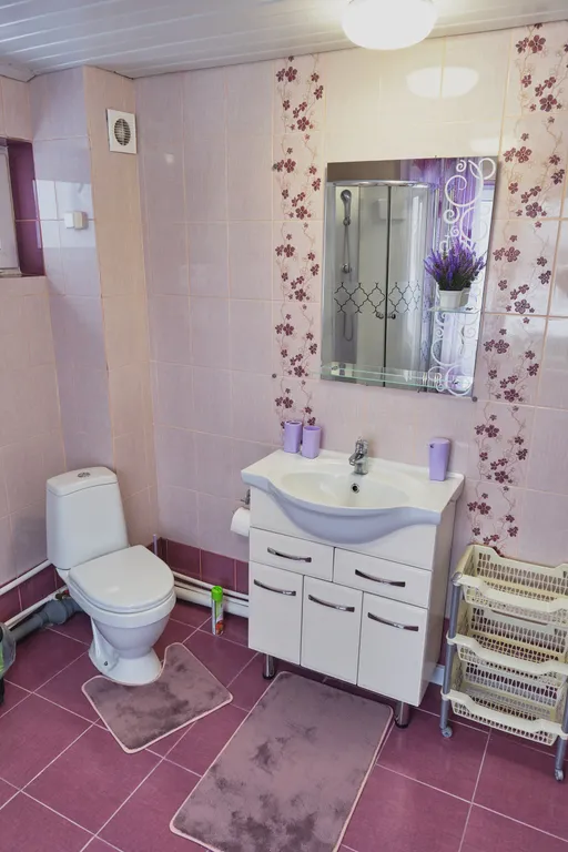 Дом 10-местный на улице Грозовой, 160 м², Шерегеш — ванная комната, фото 6