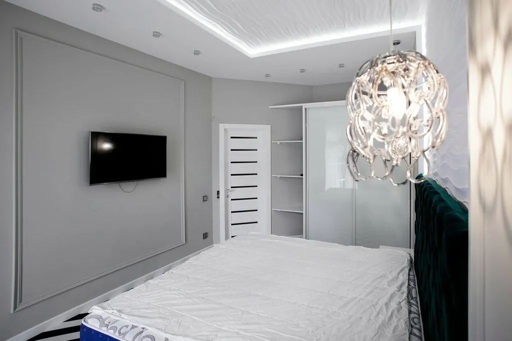 Квартира двухкомнатная на улице Крымской, 80 м², Геленджик — спальня, фото 2