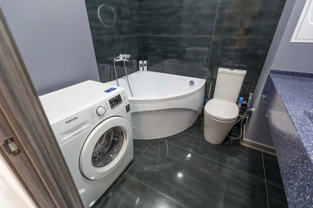 Квартира однокомнатная в Промышленном, 40 м², Самара — ванная комната, фото 2