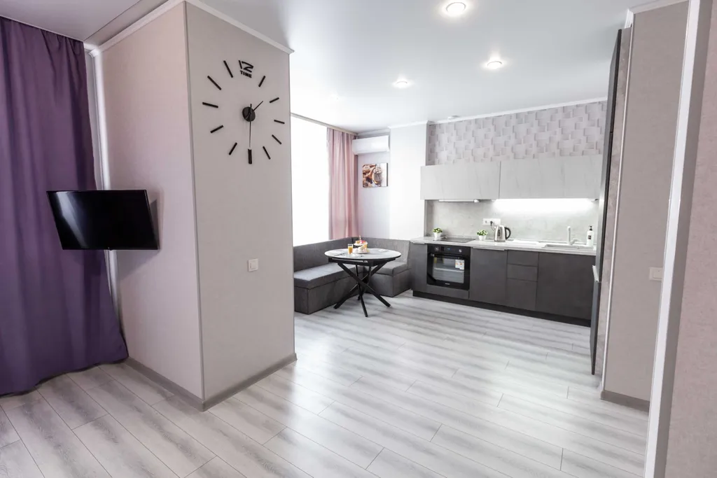 Квартира однокомнатная в Промышленном, 40 м², Самара — кухня