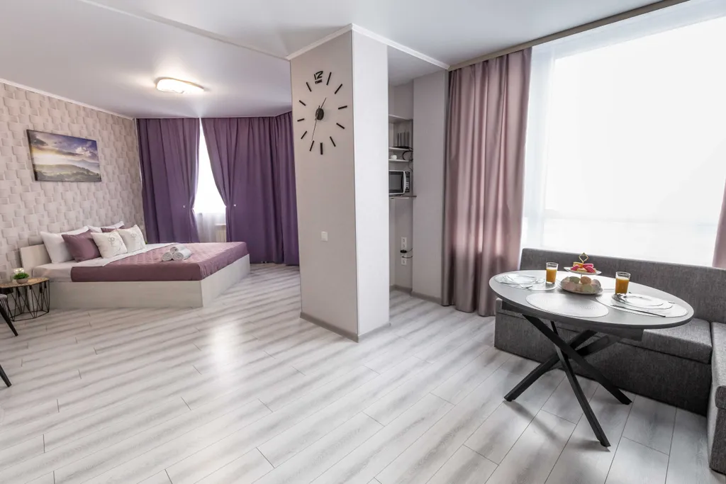 Квартира однокомнатная в Промышленном, 40 м², Самара — спальня, фото 2